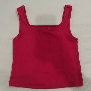 Hot pink tank top